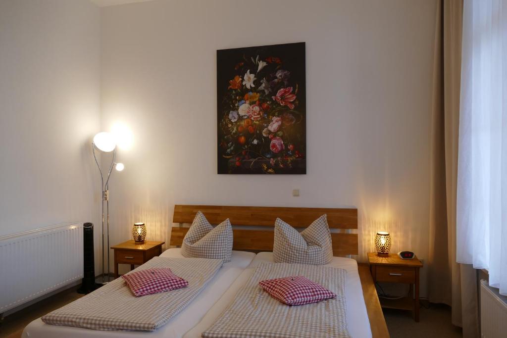 Postel nebo postele na pokoji v ubytování Hotel Meridian