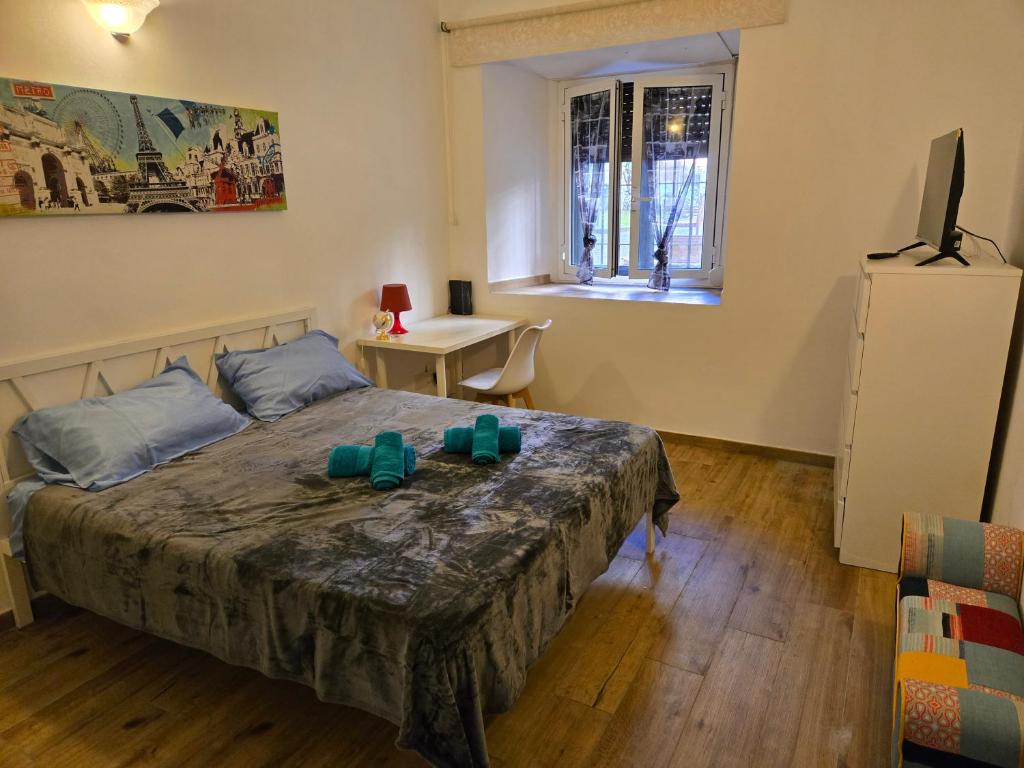 Postel nebo postele na pokoji v ubytování Casa