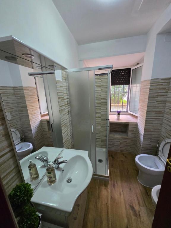 Koupelna v ubytování Casa