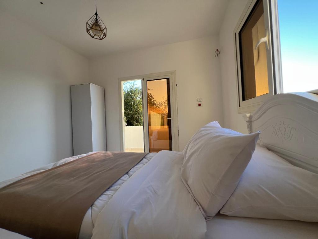 Postel nebo postele na pokoji v ubytování Manzzel Dahab Hostel