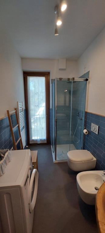Koupelna v ubytování Casa del Fattore