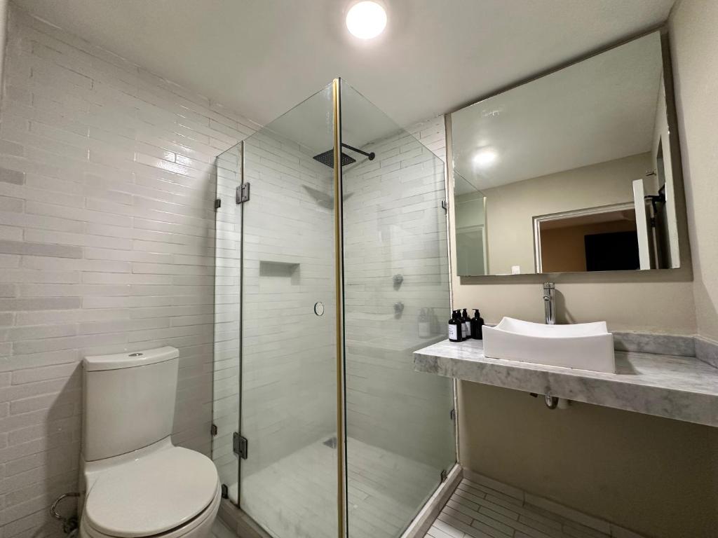 Koupelna v ubytování Casa Bakora Hotel