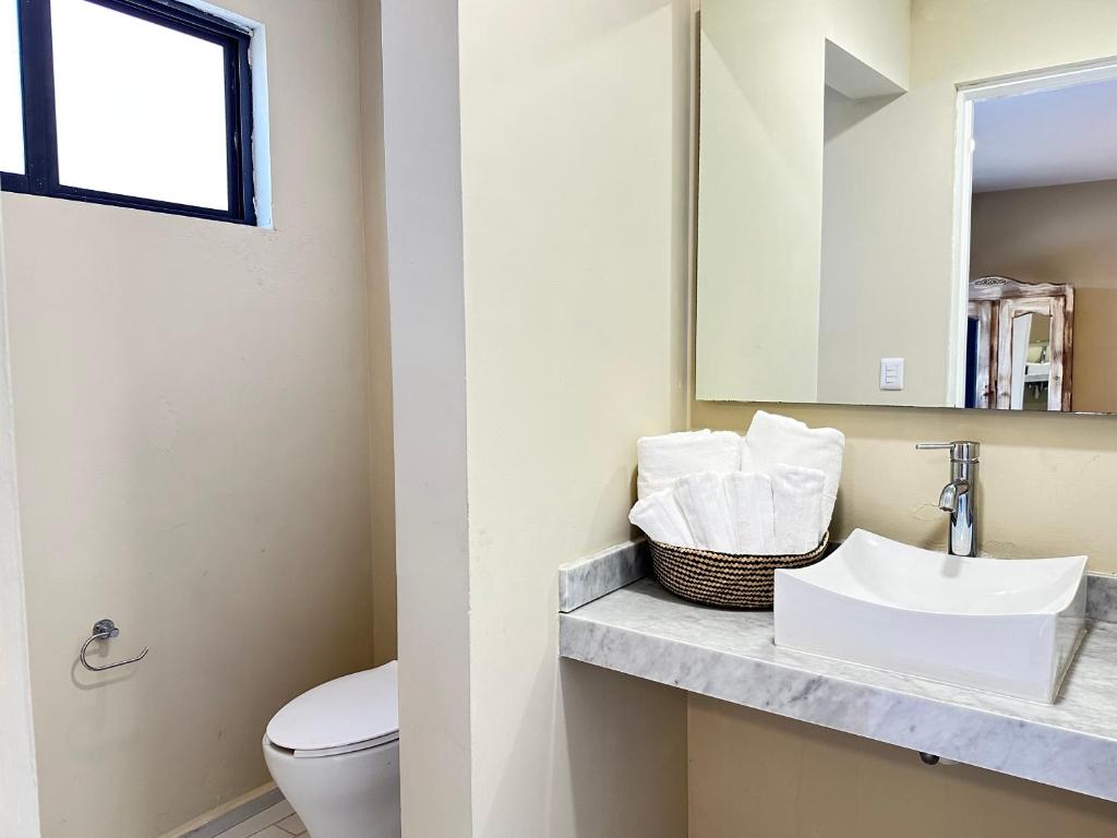 Koupelna v ubytování Casa Bakora Hotel