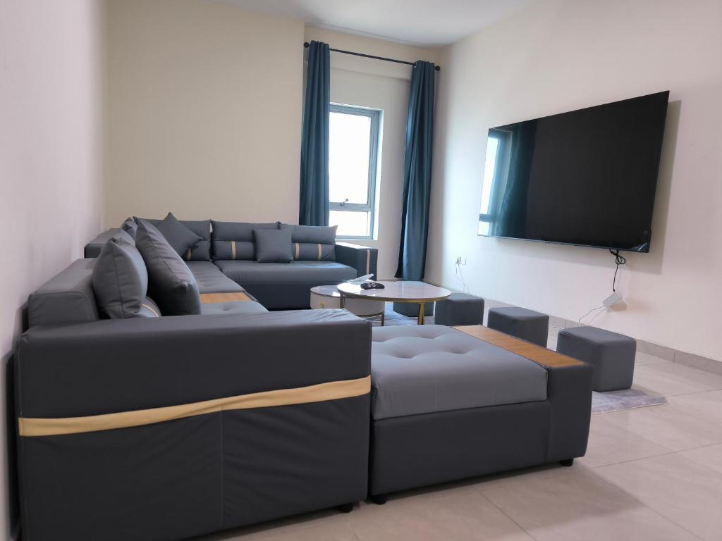 Posezení v ubytování Two bedroom for big families and groups