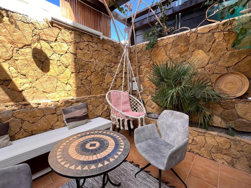 Een zitgedeelte bij Villa Casa Senna