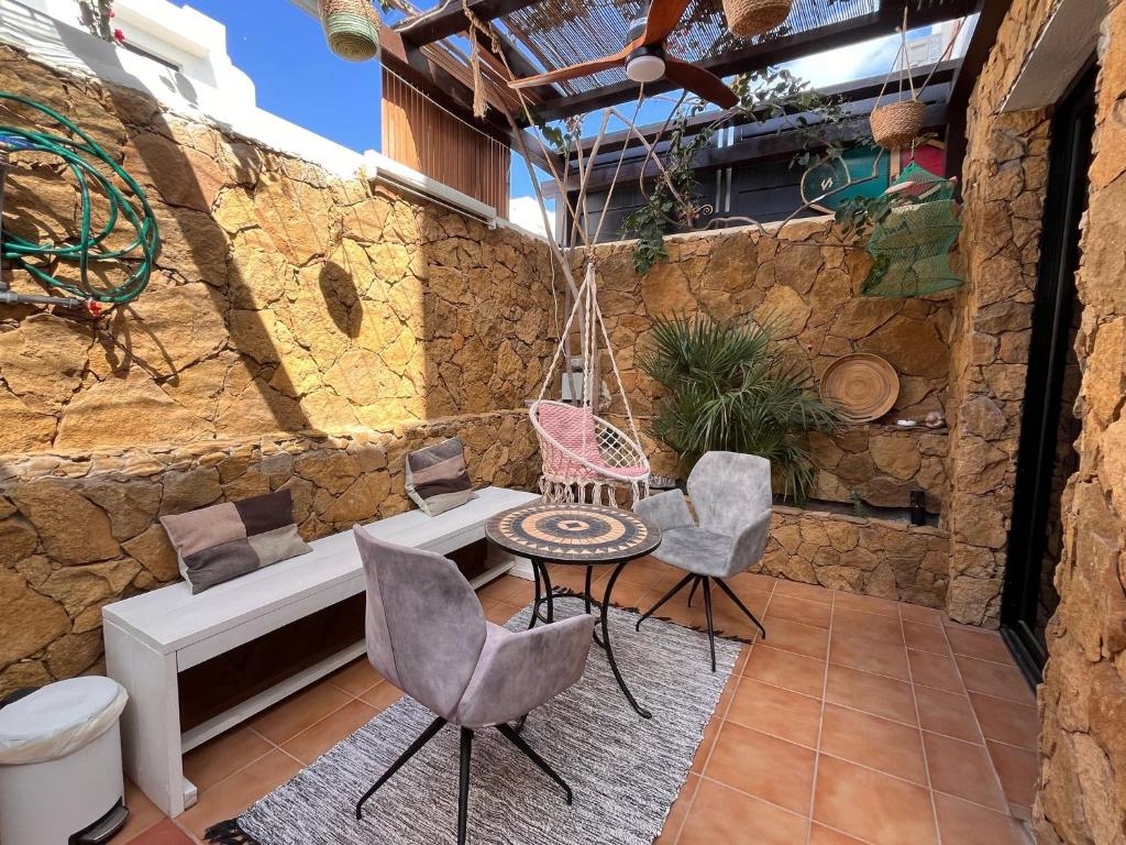 Een zitgedeelte bij Villa Casa Senna