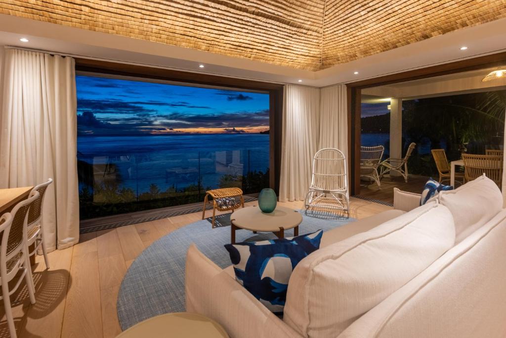 Posezení v ubytování Baby Plage Bora Bora