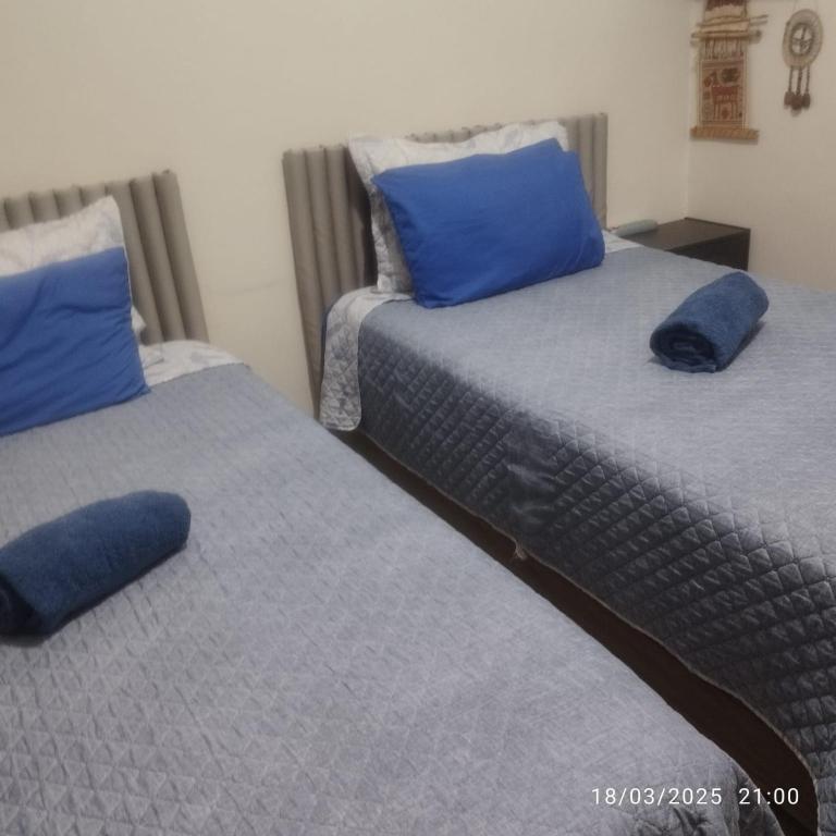 Postel nebo postele na pokoji v ubytování Barranco monumental