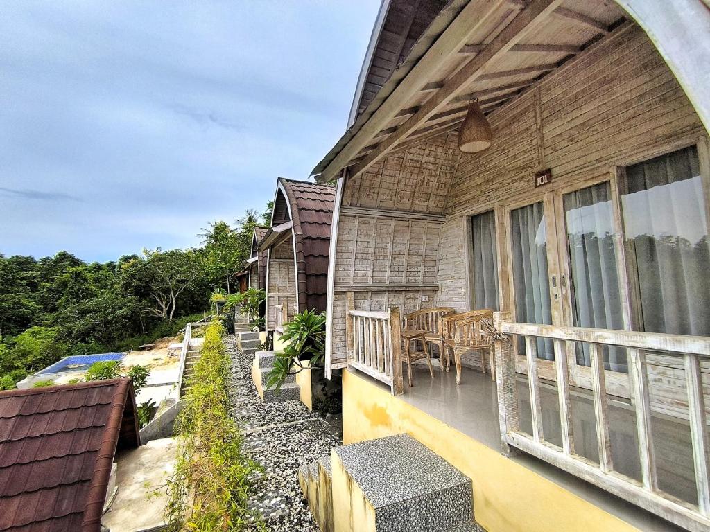 Balkón nebo terasa v ubytování Villa Barong Nusa Penida by ABM