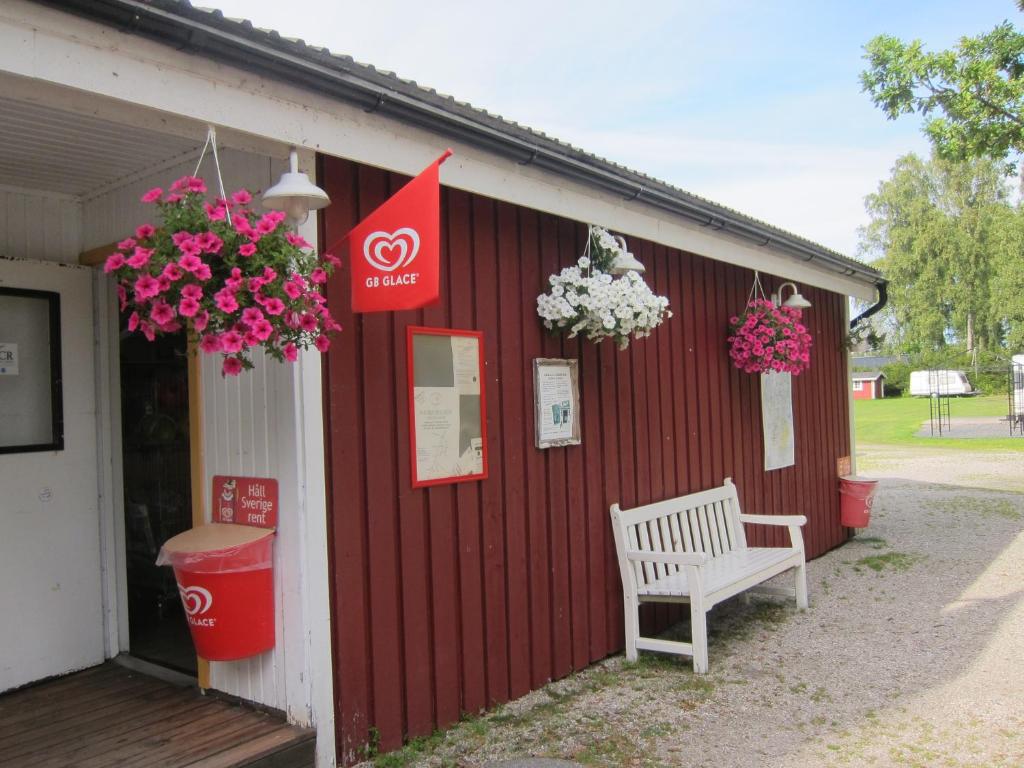 Zahrada ubytování Sikhall Camping