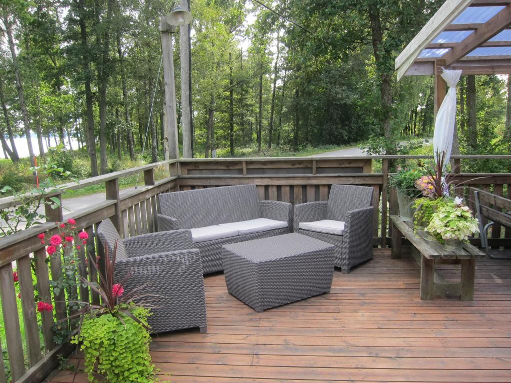 Zahrada ubytování Sikhall Camping