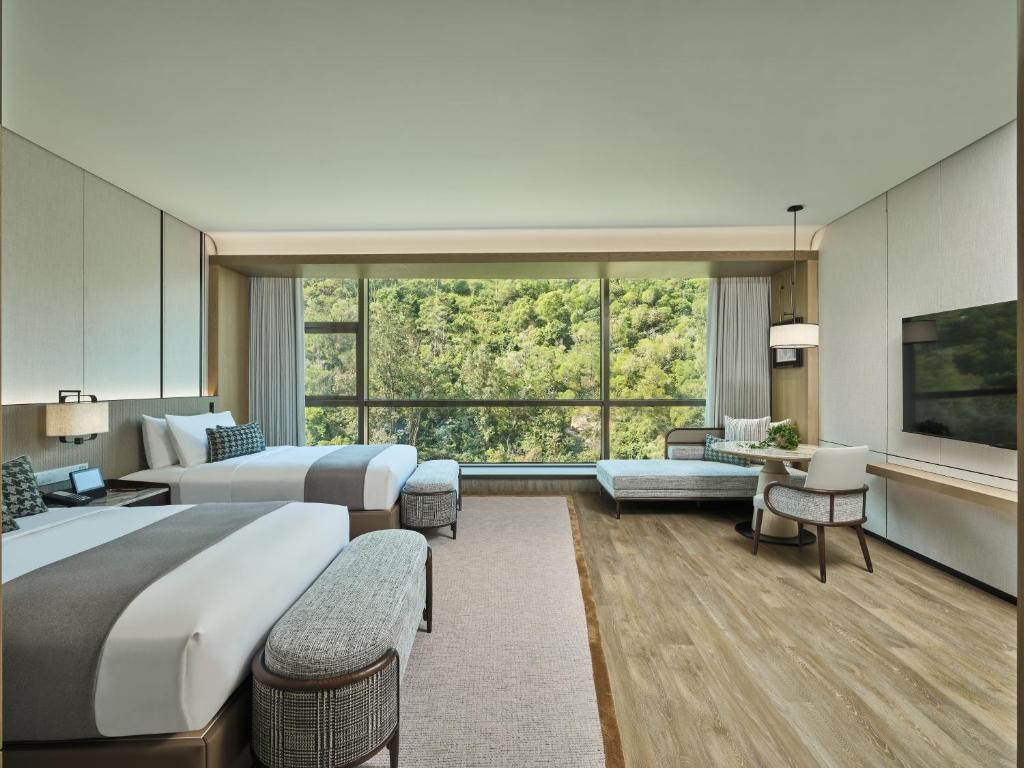Posezení v ubytování Grand Ocean View Hotel Zhuhai