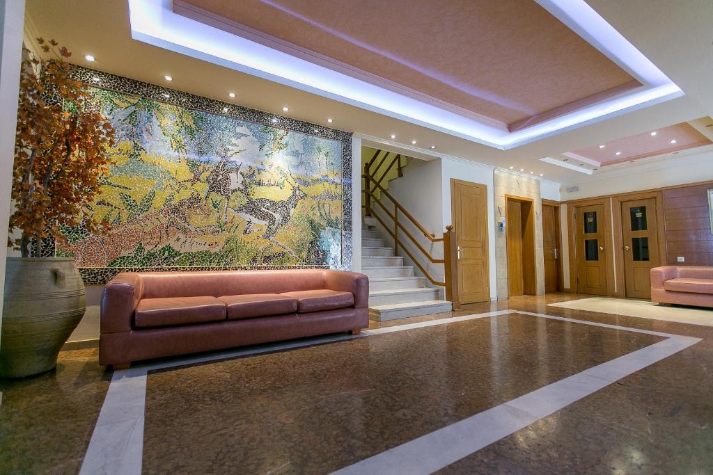 Posezení v ubytování Tzaki hotel & restaurant Patras
