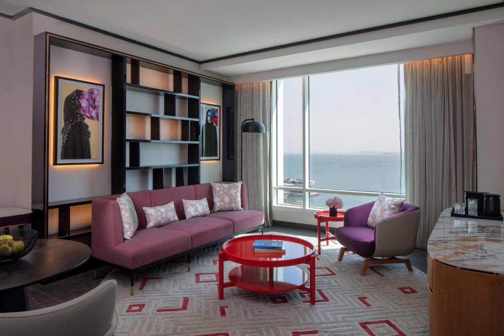 Część wypoczynkowa w obiekcie Andaz Doha, by Hyatt