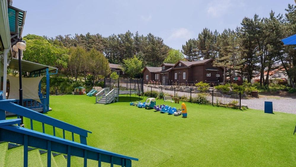 Zahrada ubytování Taean Lily Pension