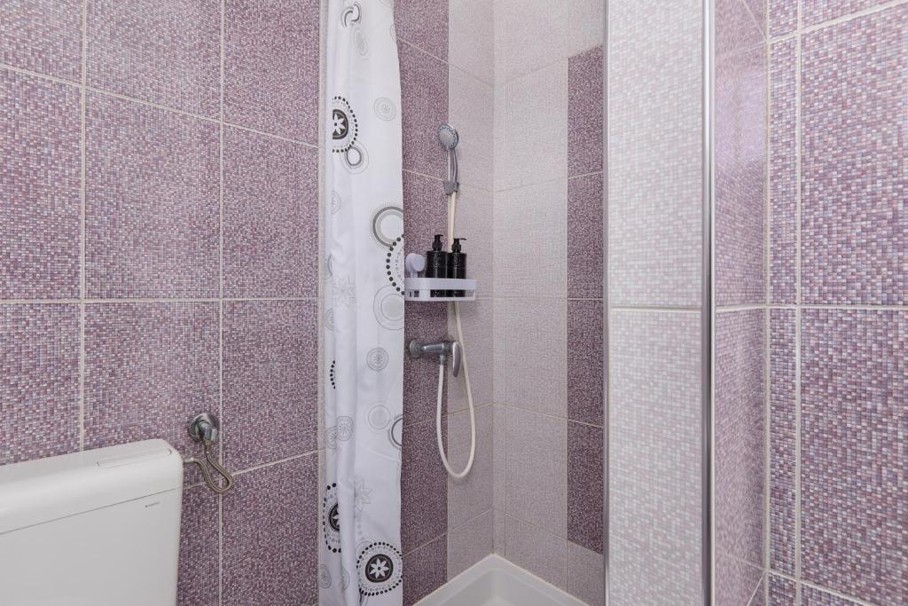 Koupelna v ubytování Rosic Apartments Baosici