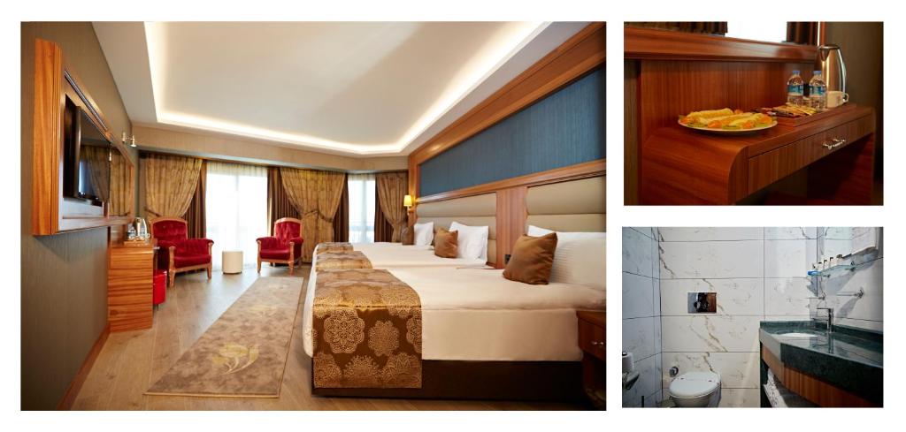Posezení v ubytování Ilkbal Deluxe Hotel &Spa Istanbul