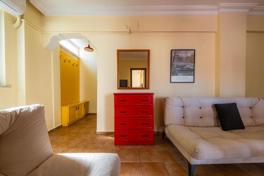 Posezení v ubytování Ten Apart Hotel