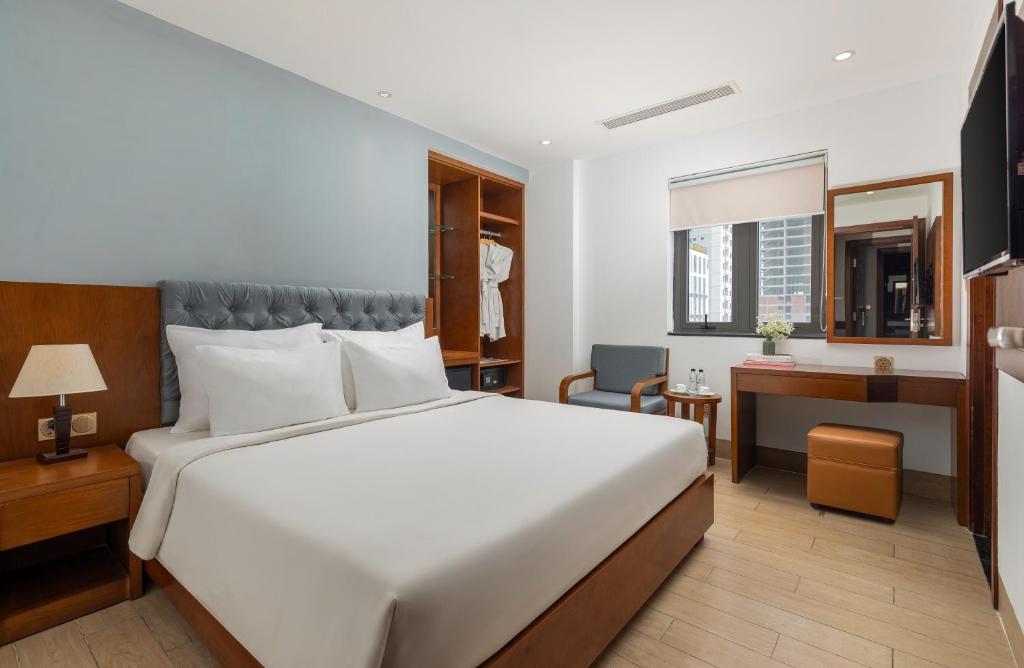 Phòng Deluxe Đôi Nhìn ra 1 Góc Biển