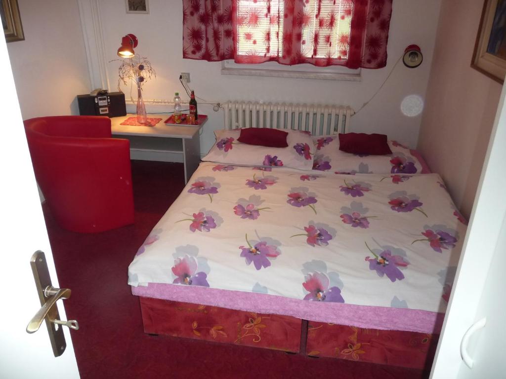 Letto o letti in una camera di Penzion Zavodsky