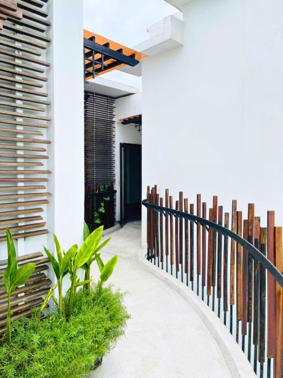 Balkón nebo terasa v ubytování Happy Life Memories Hoi An Hotel & Spa