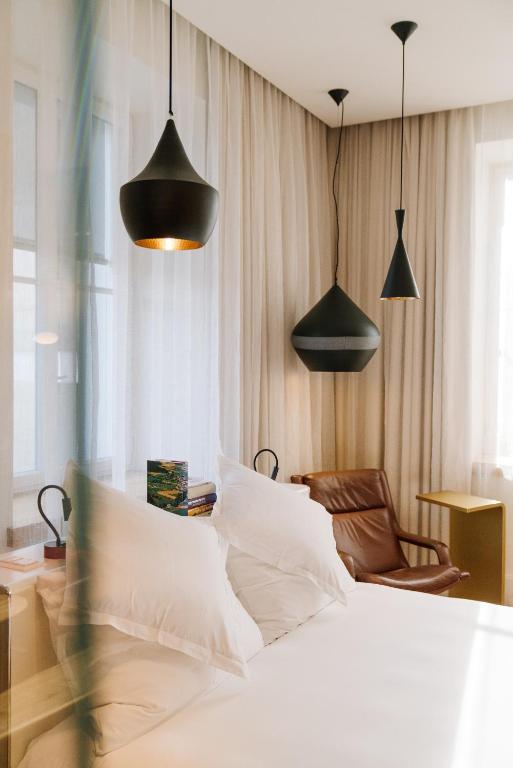 Letto o letti in una camera di B2 Hotel Zürich