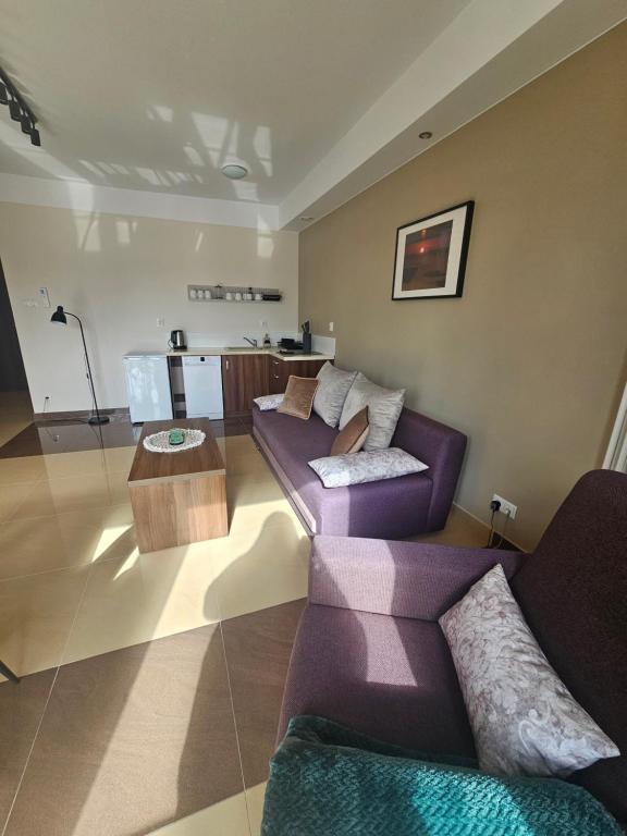 Posedenie v ubytovaní Apartament Perła A20 nad jeziorem Pluszne