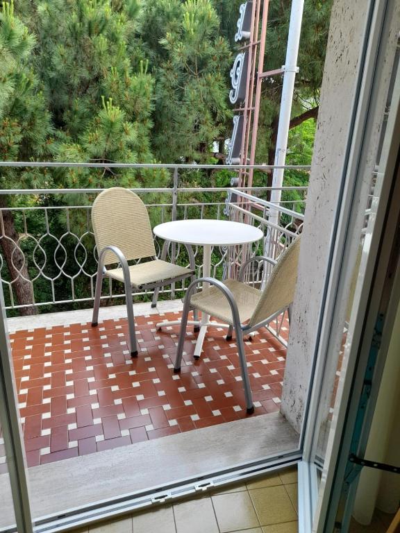 Balkón nebo terasa v ubytování Hotel Gigliola