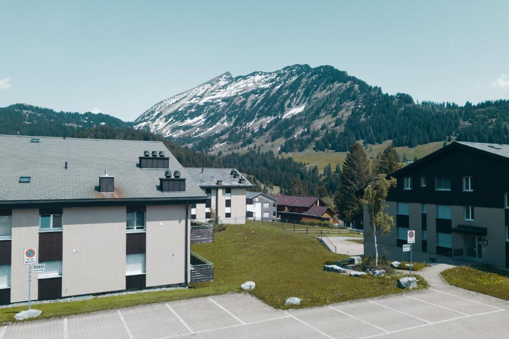 Nespecifikovaný výhled na hory nebo výhled na hory při pohledu z apartmánu