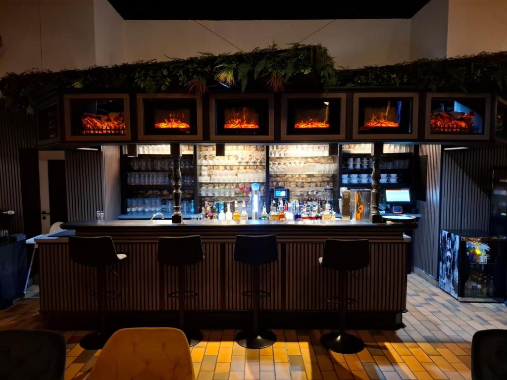 Lounge nebo bar v ubytování Regenbogen Bad Gandersheim