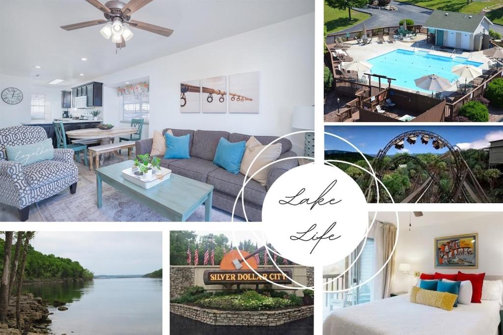 Bazén v ubytování The Cove 5-3 By SDC, Big Deck, Pool, Hot Tub, By Lake , No Stairs nebo v jeho okolí