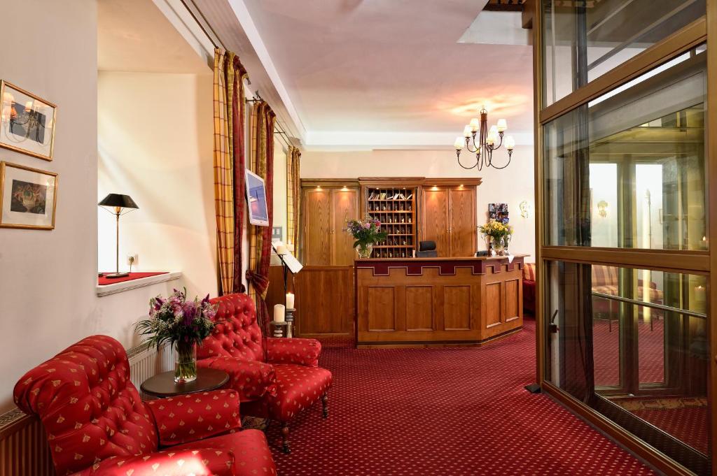Posezení v ubytování Hotel Graf von Mansfeld