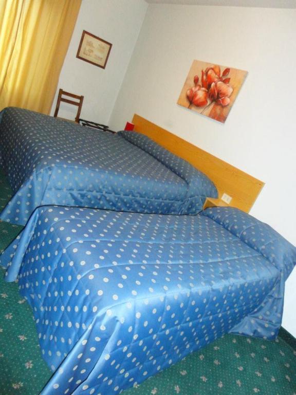 Postel nebo postele na pokoji v ubytování Albergo Centrale