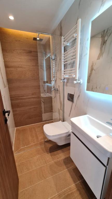 Koupelna v ubytování Green Suites Tunis