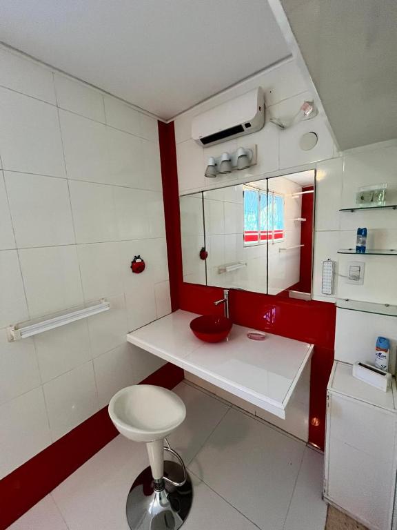 Koupelna v ubytování B&B La Mendoza
