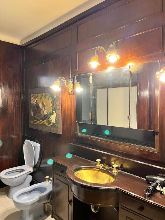 Koupelna v ubytování B&B La Mendoza
