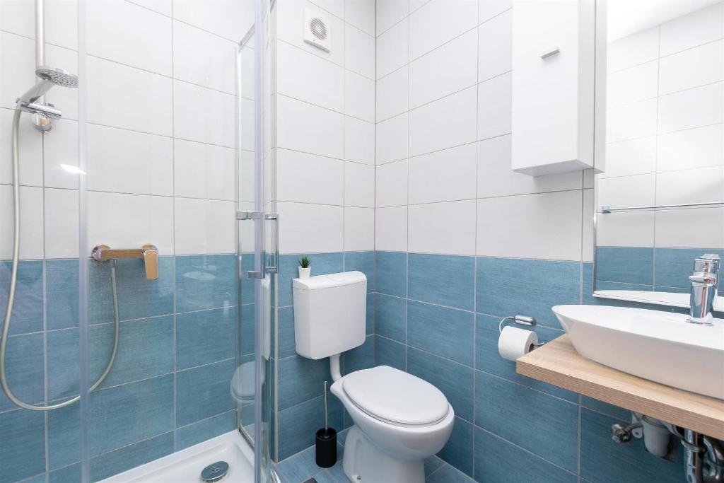 Koupelna v ubytování Apartments Marijo