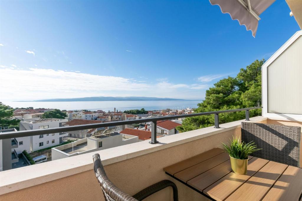 Balkón nebo terasa v ubytování Apartments Marijo