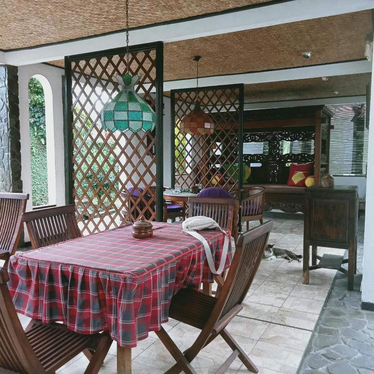 Posezení v ubytování Adams homestay