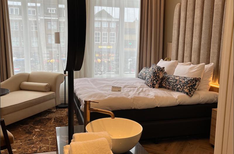Postel nebo postele na pokoji v ubytování Boutique Hotel Jersey