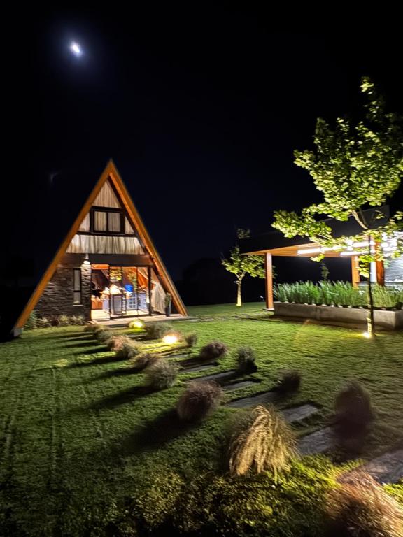 Zahrada ubytování Alpinada Cabanas