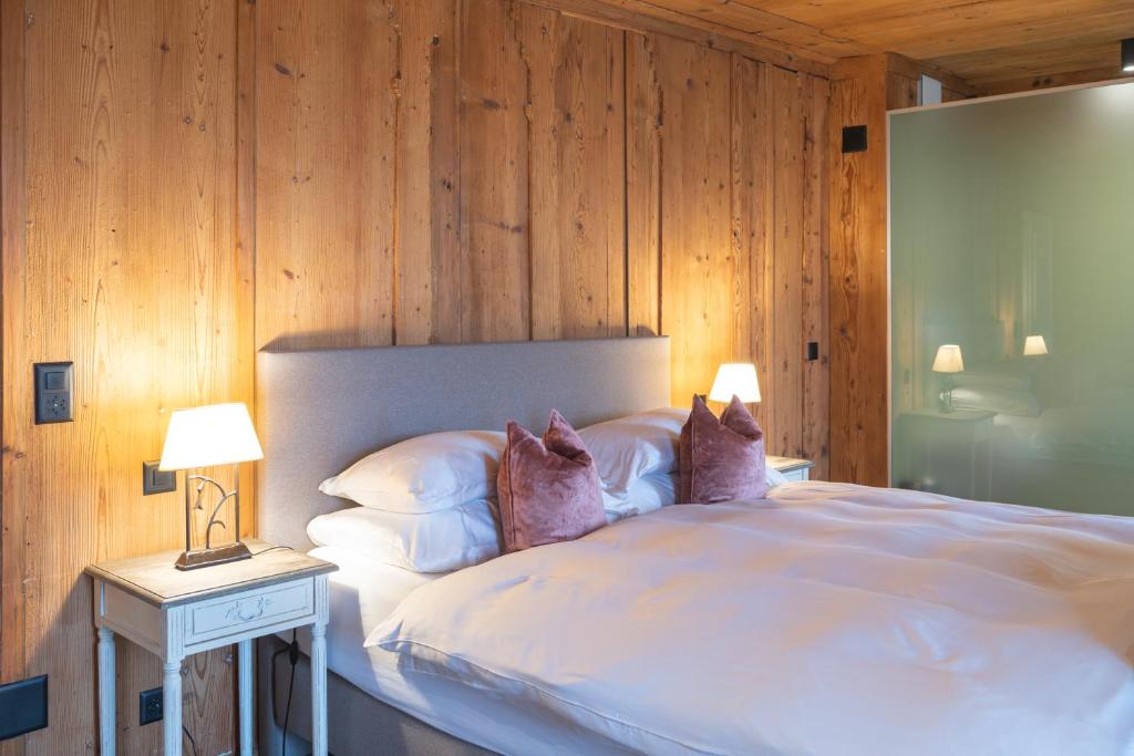 Postel nebo postele na pokoji v ubytování Château Salavaux