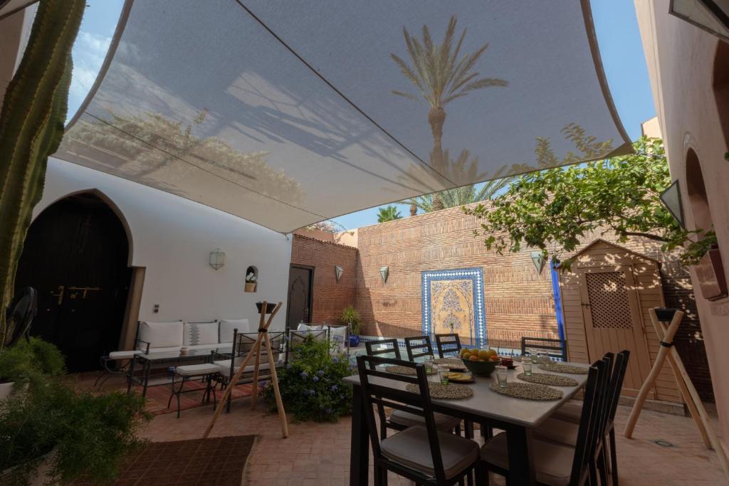 Patio nebo venkovní prostory v ubytování Riad Khiata