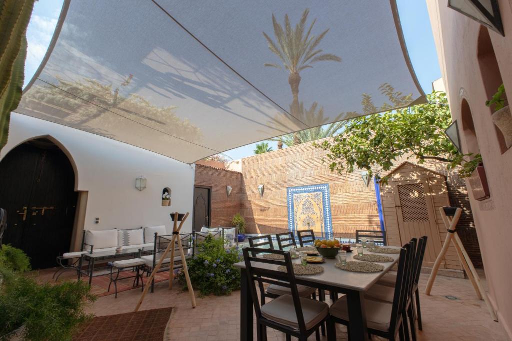 Patio nebo venkovní prostory v ubytování Riad Khiata