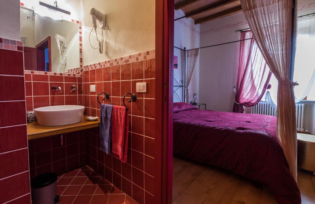 Koupelna v ubytování Giannetti Bed & Breakfast