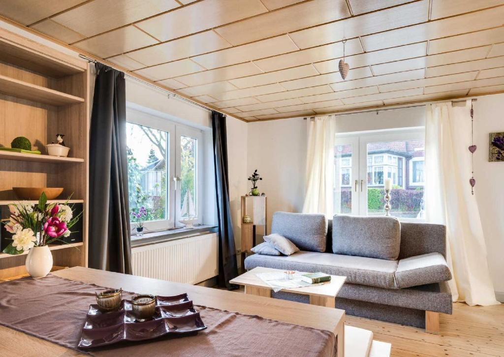 Posezení v ubytování WS Ferienwohnung Strand
