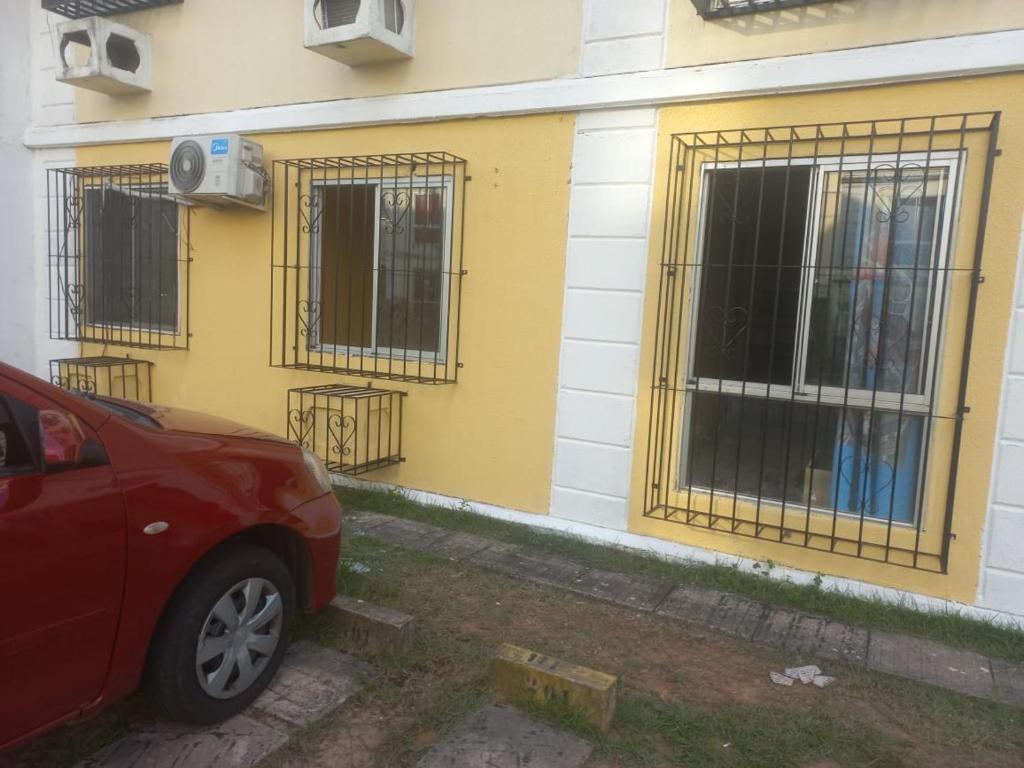 Bygningen som lejligheden ligger i