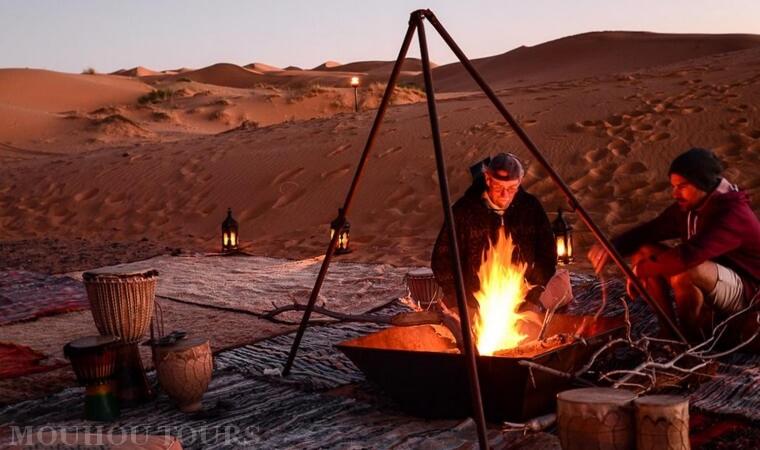 Hosté ubytování Sultana Merzouga camp