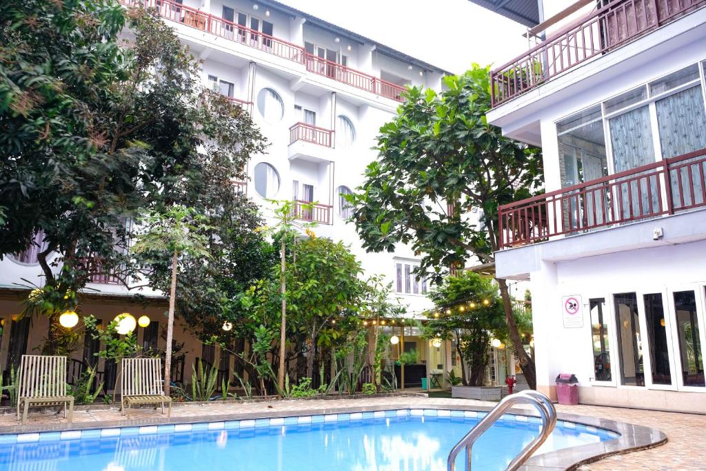 Bazén v ubytování Paradise Hotel Hoi An nebo v jeho okolí