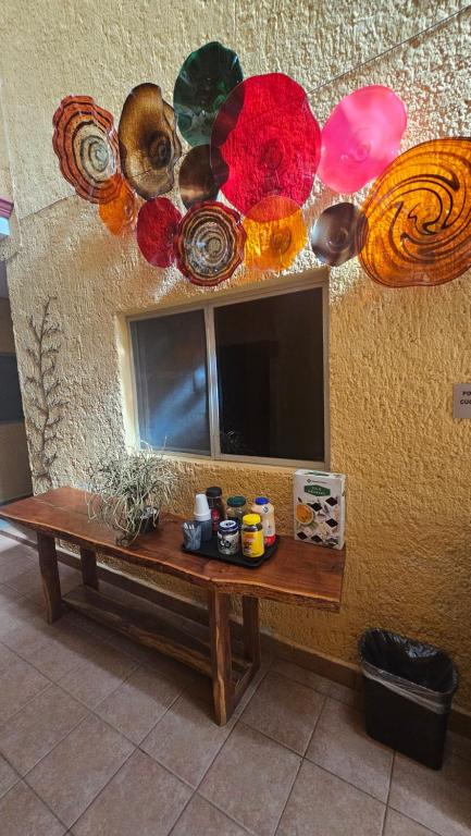 TV a/nebo společenská místnost v ubytování Hotel posada MARCAS
